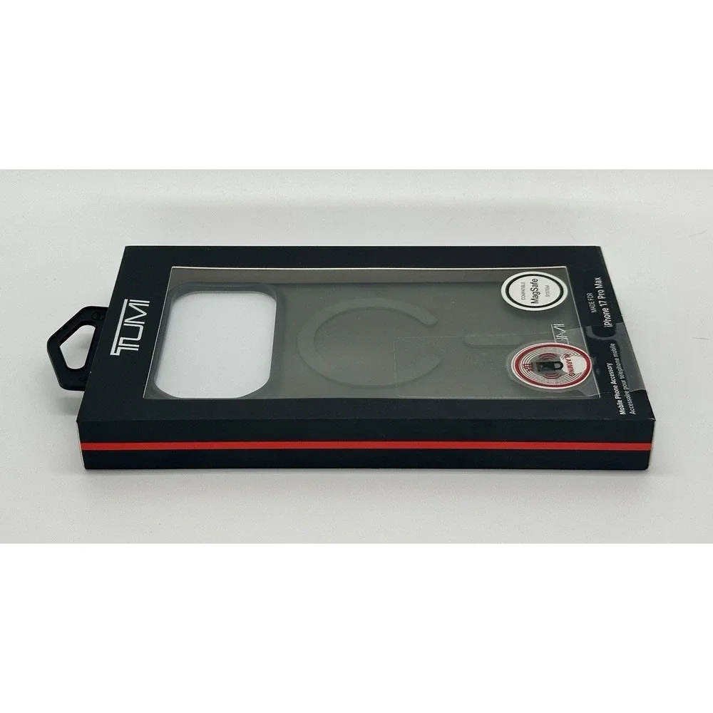 TUMI iPhone 17 Pro Max MagSafe Protective Case Green Clear Slim Cover New